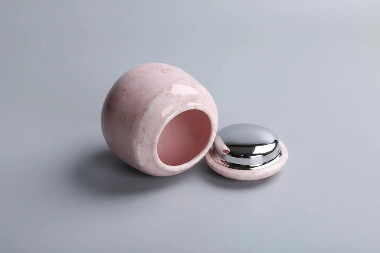 Pink Memorial Ceramic Pet Urn Extra Small Itopia - Pets Aftercare