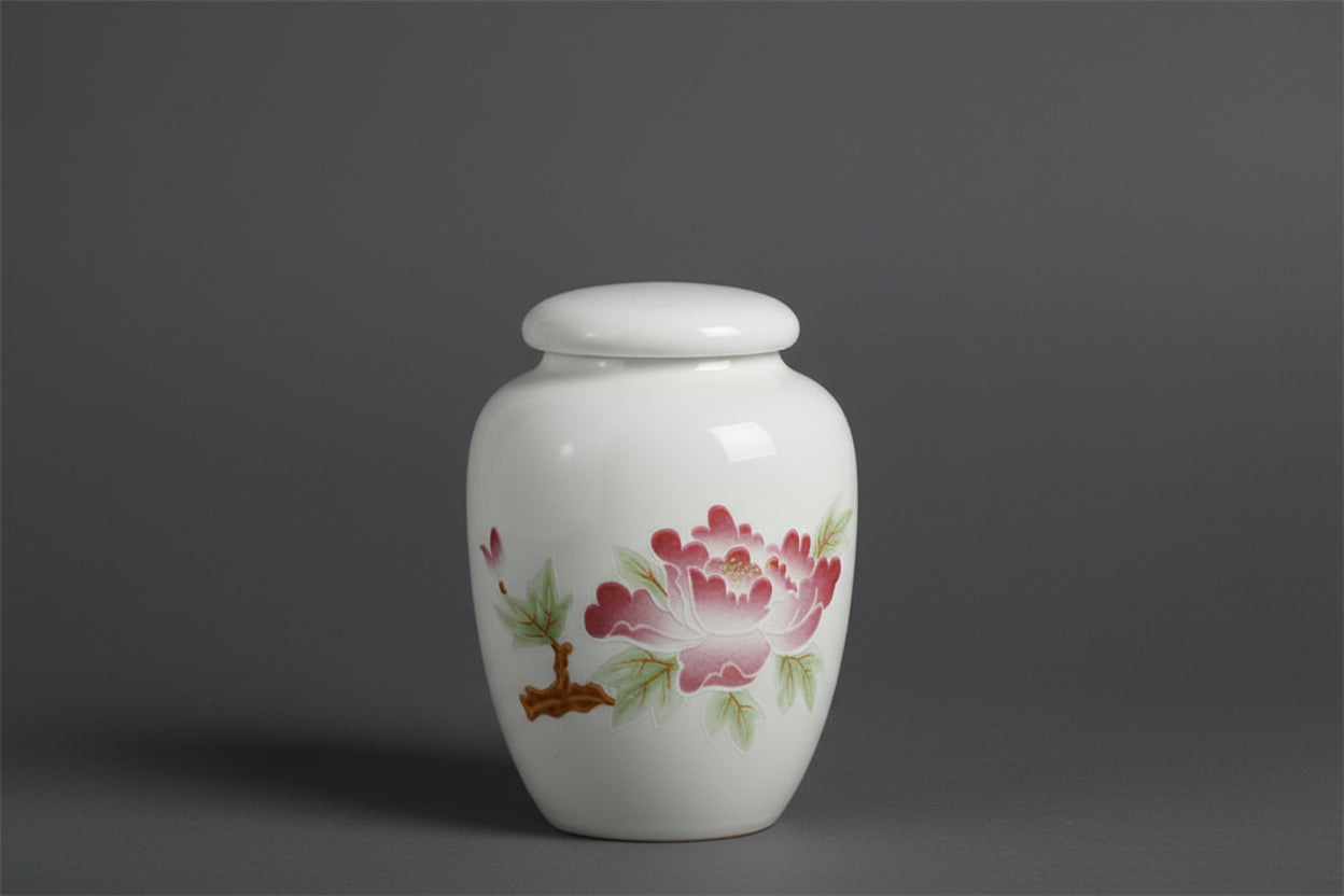 Delicate Waterpainting Style Pet Urn Small Itopia - Pets Aftercare