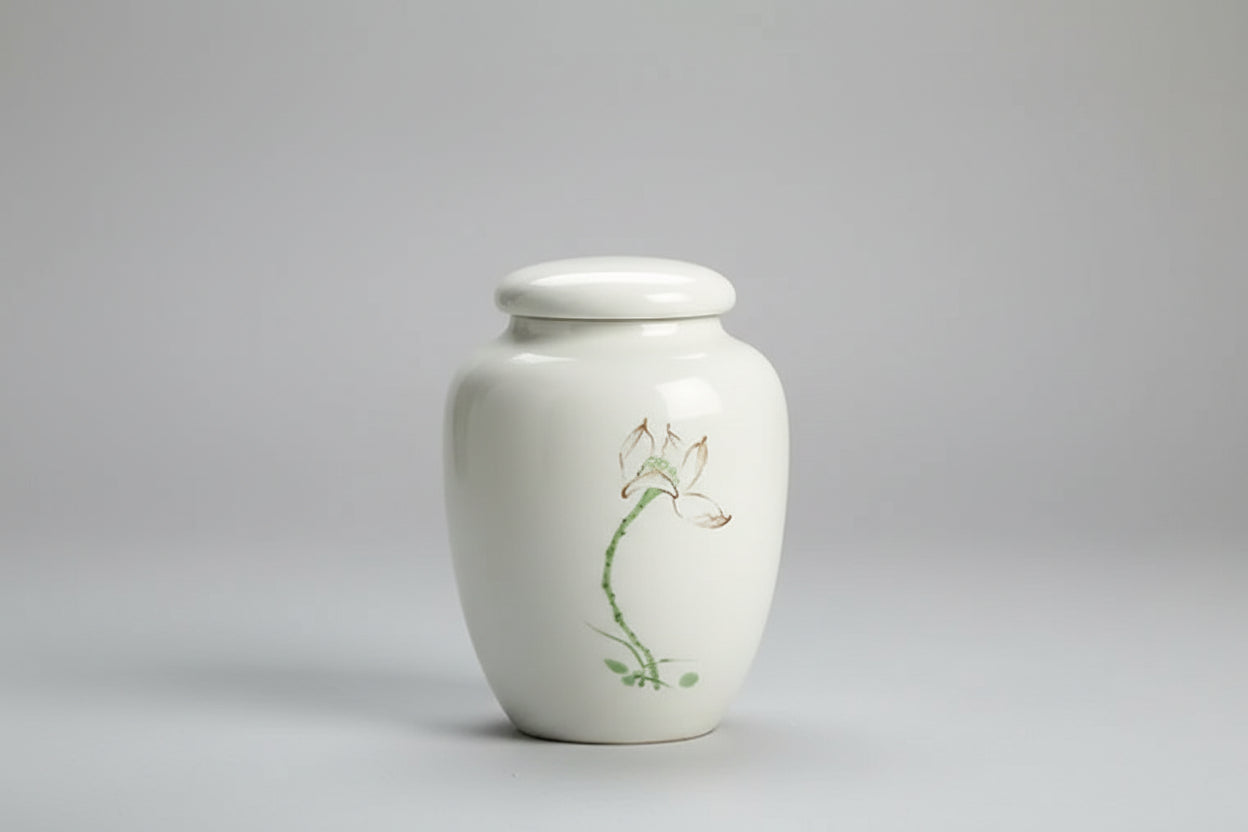 Delicate Waterpainting Style Pet Urn Small Itopia - Pets Aftercare