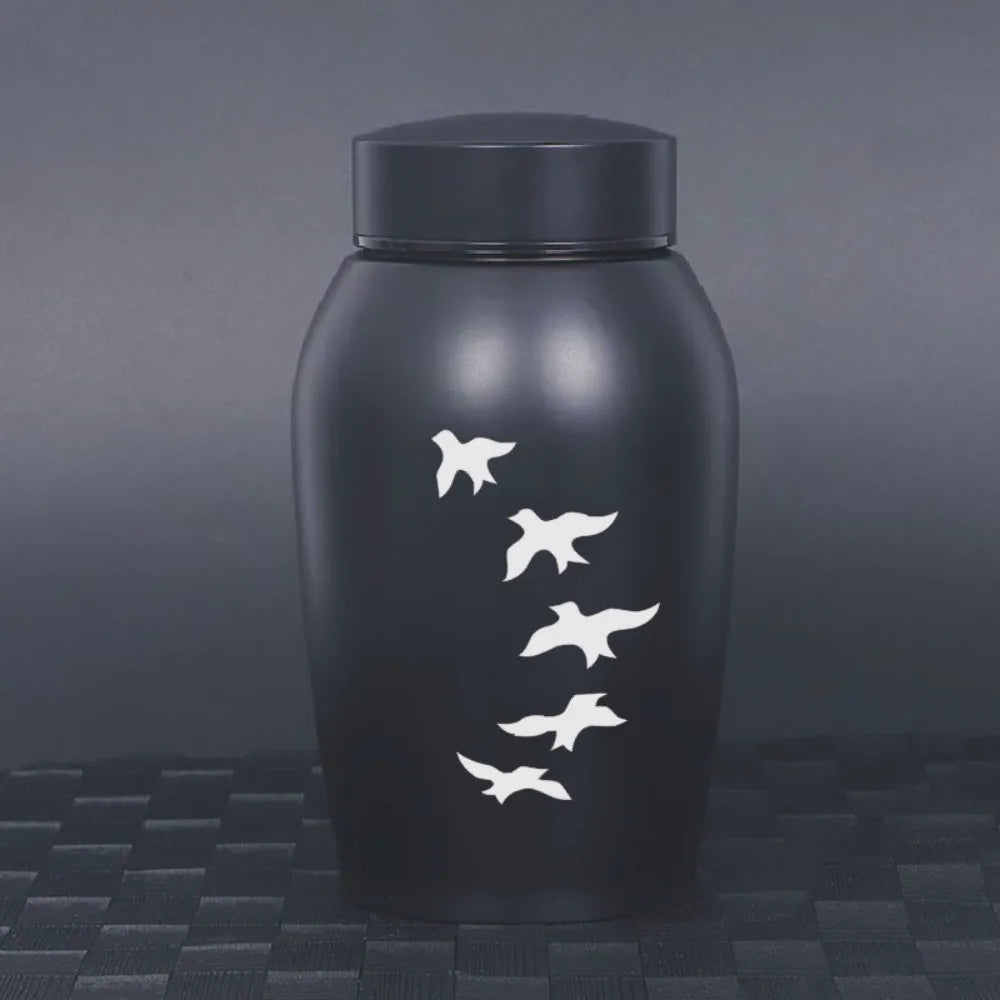 Simplistic Symbol Designed Metal Urn (Medium Size) Itopia - Pets Aftercare