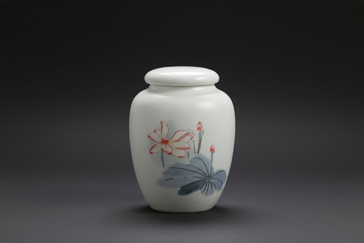 Delicate Waterpainting Style Pet Urn Small Itopia - Pets Aftercare