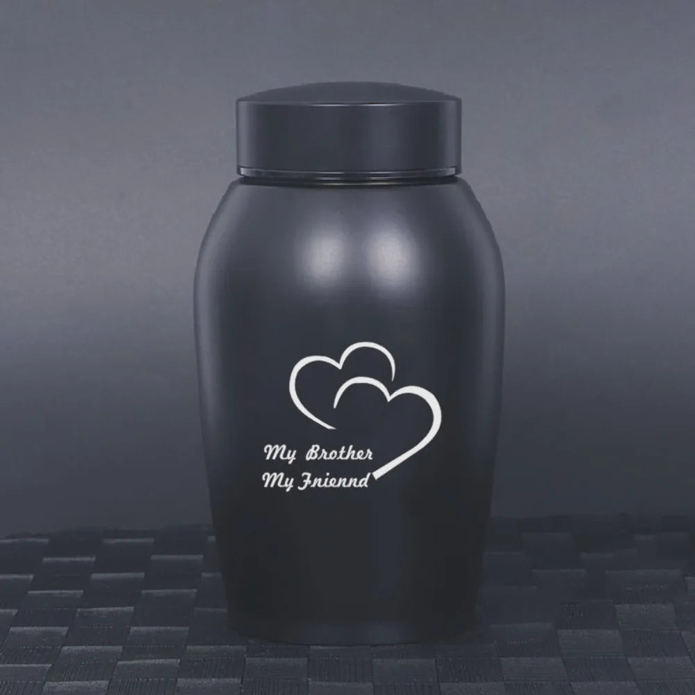 Simplistic Symbol Designed Metal Urn (Medium Size) Itopia - Pets Aftercare