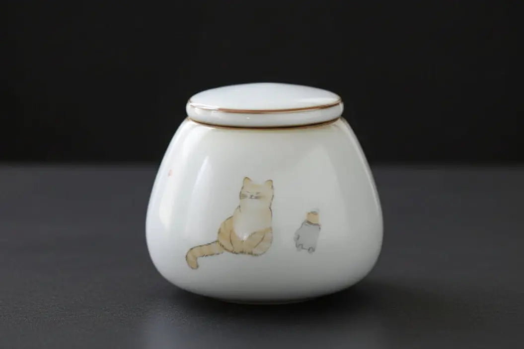 Eastern Cat Water Painting Pet Urn Itopia - Pets Aftercare