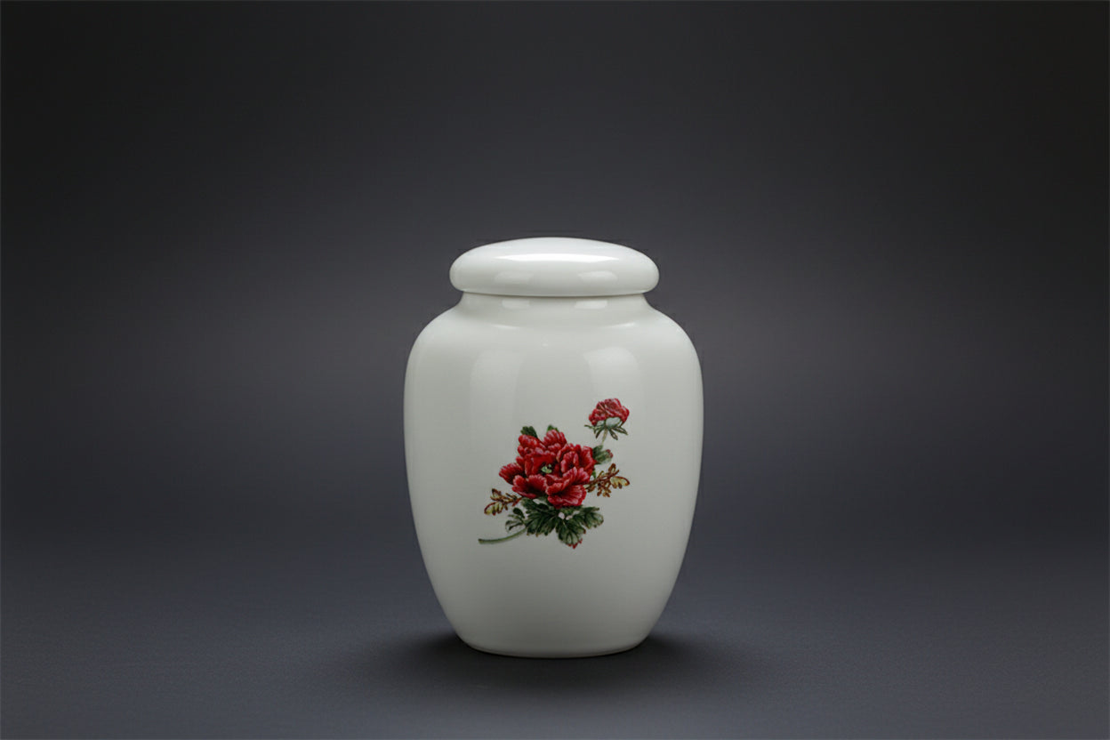 Delicate Waterpainting Style Pet Urn Small Itopia - Pets Aftercare