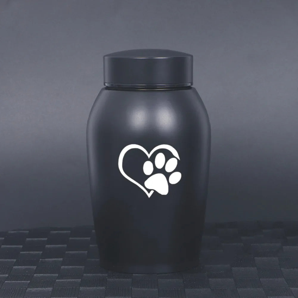 Simplistic Symbol Designed Metal Urn (Medium Size) Itopia - Pets Aftercare