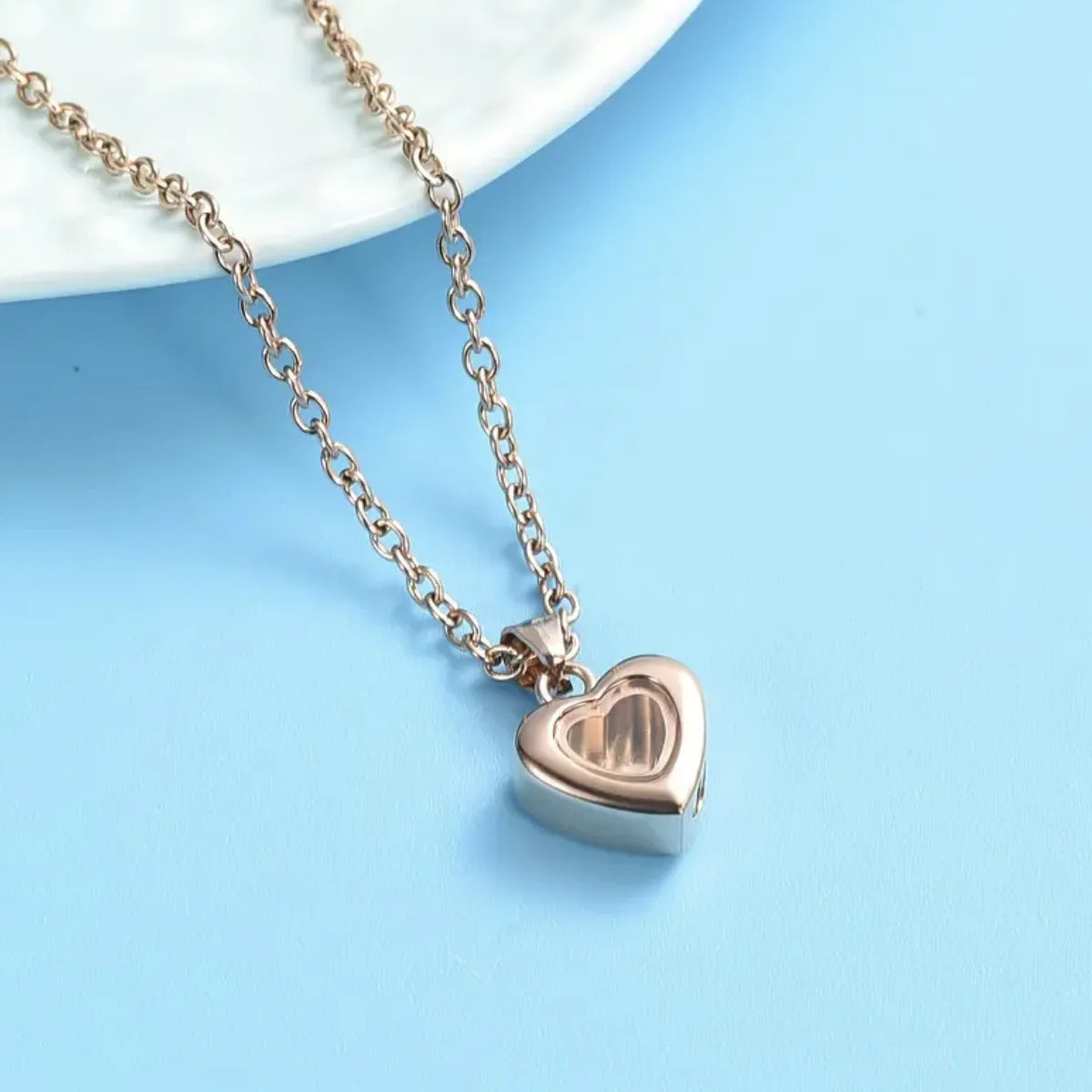 Delicate Heart of Heart Memorial Pet Necklace Itopia - Pets Aftercare
