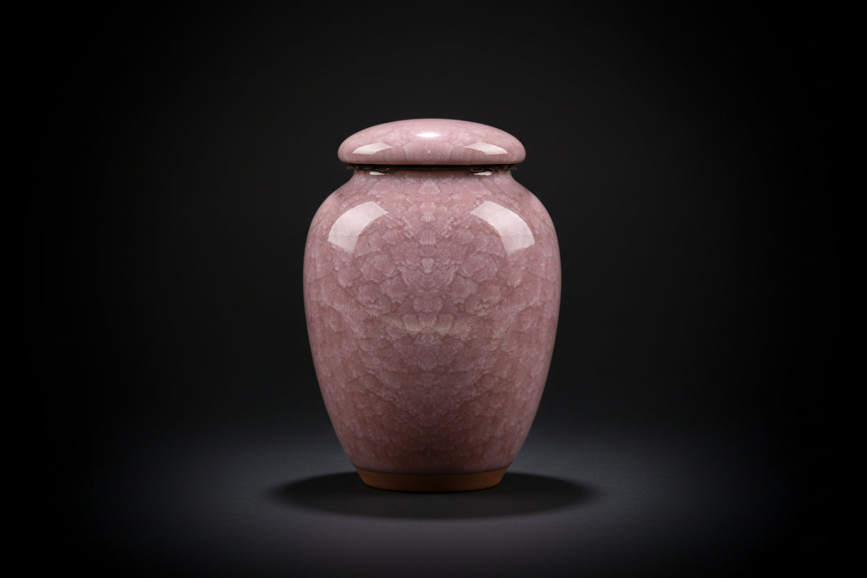 Ceramic Minimalistic Pet Urn Medium Size Itopia - Pets Aftercare