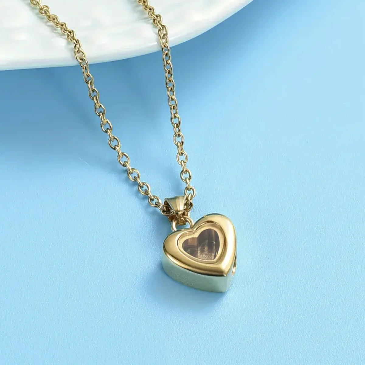 Delicate Heart of Heart Memorial Pet Necklace Itopia - Pets Aftercare