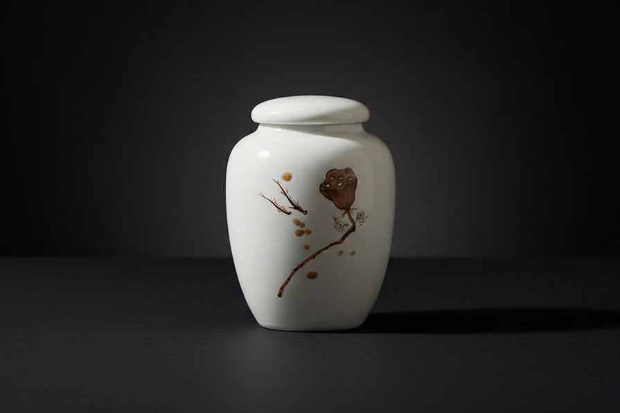 Delicate Waterpainting Style Pet Urn Small Itopia - Pets Aftercare