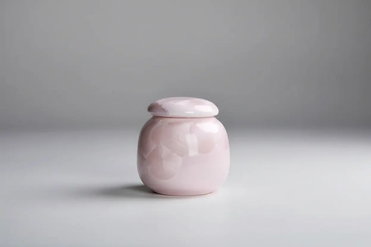 Pink Memorial Ceramic Pet Urn Extra Small Itopia - Pets Aftercare