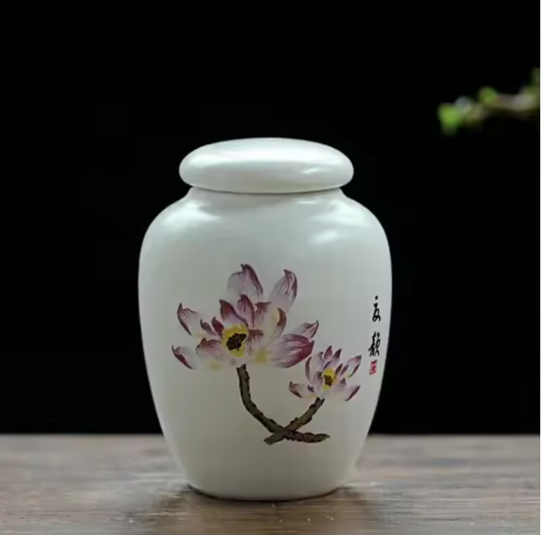 Delicate Waterpainting Style Pet Urn Small Itopia - Pets Aftercare
