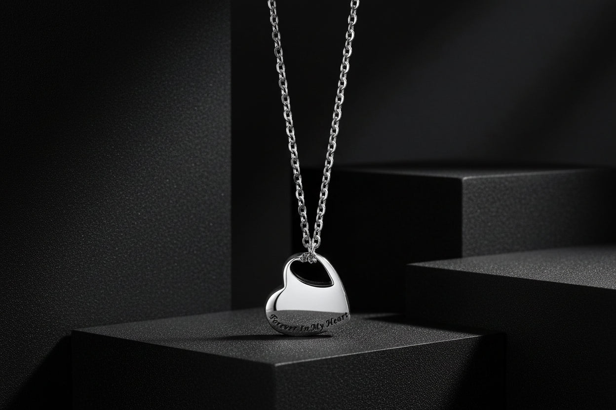 Modern Heart Pet Memorial Necklace Itopia - Pets Aftercare