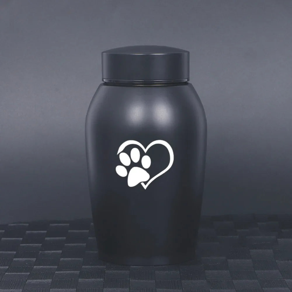 Simplistic Symbol Designed Metal Urn (Medium Size) Itopia - Pets Aftercare